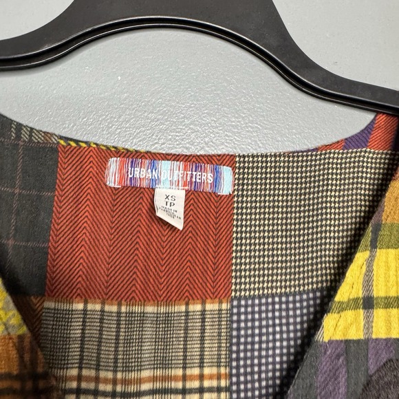 URBAN OUTFITTERS Women's Size XS Hobo Chic Patchwork Ruffle Maxi Dress - Picture 4 of 8